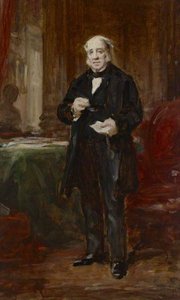 Portrait Study Of A Gentleman Standing In An Interior — Daniel Macnee