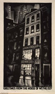 Greetings From The House Of Weyhe 1929 — Howard Cook