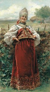Portrait — Konstantin Yegorovich Makovsky