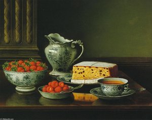 Still Life With Strawberries — Levi Wells Prentice