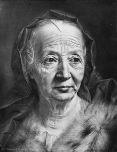 Old Woman With Green Scarf — Christian Seybold
