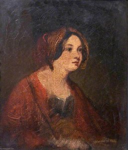 A Girl in a Red Cloak (study)