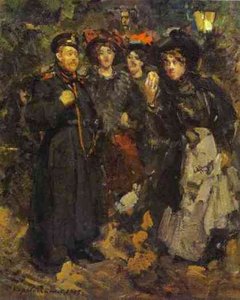 A Boulevard — Konstantin Alexeievitch Korovin