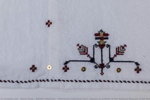 Aievea Collection; \nmuntenia Traditional Shirt;\nbased On Artefact Of The National Museum Of The Romanian Peasant — Maria Visan