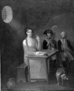 Charlotte Corday Dans Sa Prison — Jean Jacques Hauer