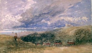 Peace And War, Lympne Church And Castle — David Cox