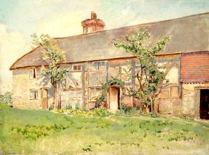 Exterior View Of Cottages At Ockley, Surrey — Ernest C Christie
