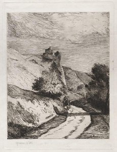 The Rocks At Guyon — Camille Pissarro, Romanticism