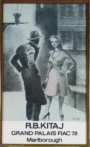 Poster Of Femme De Peuple Ii — Ronald Brooks Kitaj