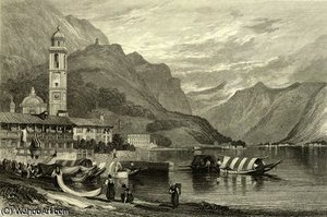 The Lake Of Como, Italy — Samuel Prout