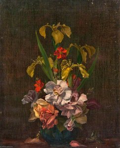 Roses and Iris