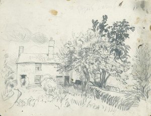 Study For 'the Little Cottages' — Sir George Clausen