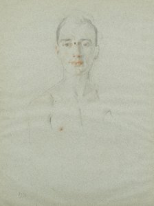 Two Studies For A Portrait Of A Man — Konstantin Andreevic Somov