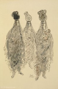 Three Women — Reuven Rubin