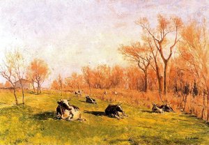 Vacas En Las Tapias Del Pardo — Aureliano De Beruete Y Moret