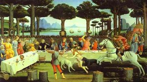 The Banquet In The Pine Forest — Sandro Botticelli, Italian Renaissance