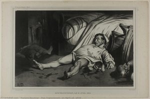 Rue Transnonain, On April 15, 1834 — Honoré Daumier