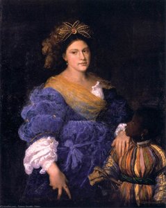 Portrait Of Laura Eustochia — Titian, Renaissance Baroque