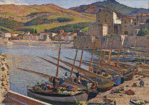 Barques A Collioure — Henri Jean Guillaume Martin