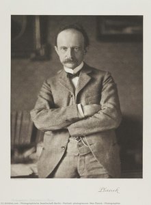 Portrait, Photogravure, Max Planck / Photographisc — Photographische Gesellschaft Berlin, Photogravure