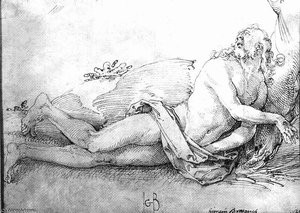 The Dead Christpen - Pen And Ink On Paper - — Hans Baldung