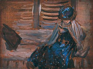 Woman Reading On A Couch — Philip Wilson Steer