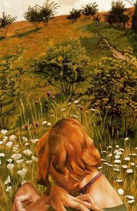 Patricia At Cockmarsh Hill — Sir Stanley Spencer