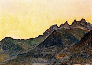 Dent Blanche — Ferdinand Hodler, Art Nouveau