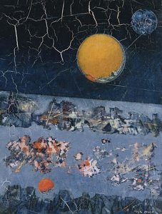 Composition, Lune Et Soleil — Max Ernst