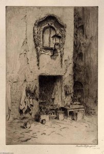 Ragpicker's Shop, Florence — Bertha Evelyn Jaques