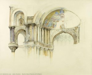 North West Porch Of St Mark — John Ruskin