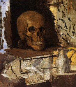 Still Life: Skull And Waterjug — Paul Cézanne, Cubist Style
