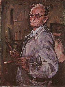 Selt-portrait — Bertalan Pór