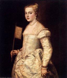 Girl With A Fan — Titian