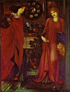 Fair Rosamond And Queen Eleonor — Edward Coley Burne-jones
