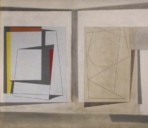 1946–47 (project For Two Forms) — Ben Nicholson Om
