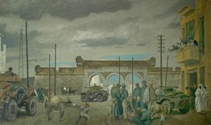 Entry Into Tunis Of The 1st Derbyshire Yeomanry, 2 May 1943 — Henry Marvell Carr