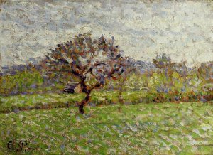 An Apple Tree At Eragny — Camille Pissarro, Impressionism