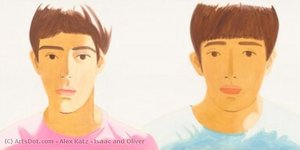 Isaac And Oliver — Alex Katz