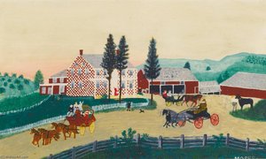 The Old Checkered House of 1850, Cambridge, New York