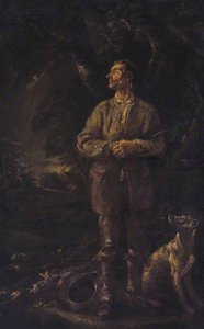 The Woodman And His Dog In A Storm — Thomas Barker