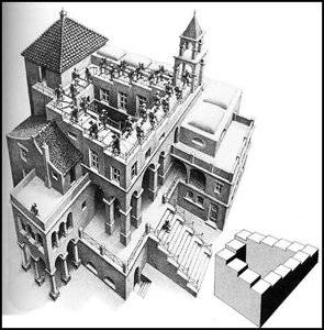Treppauf-treppab — Maurits Cornelis Escher