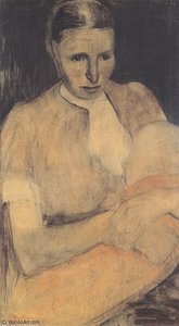 Peasant Woman With Child — Paula Modersohn-becker