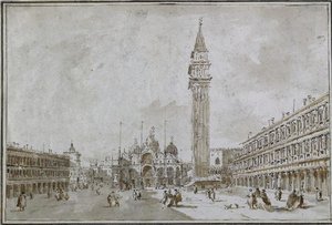 Piazza San Marco, Venice — Francesco Lazzaro Guardi