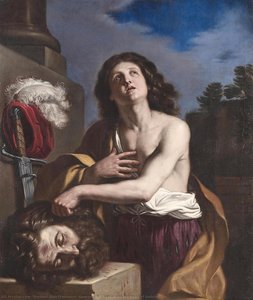 David With The Head Of Goliath — Barbieri Gian Francesco (guercino Il)