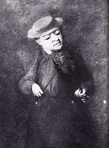 The Fiddler, (painting) — David Gilmour Blythe