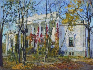 Manor House In Autumn — Stanislav Zhukovsky