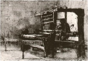 Weaver Facing Left — Vincent Willem Van Gogh, Post-impressionist Expressionism