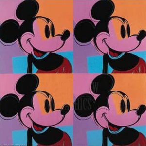 Mickey Mouse — Andy Warhol, Pop Art