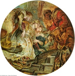 Esther And Ahasverus — Peter Paul Rubens, Baroque
